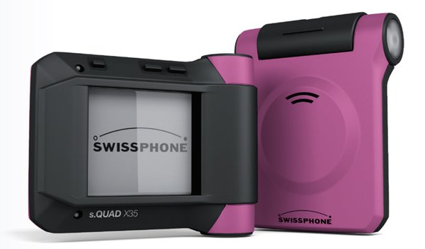 Gehäuseaußenteil pink für Swissphone s.QUAD